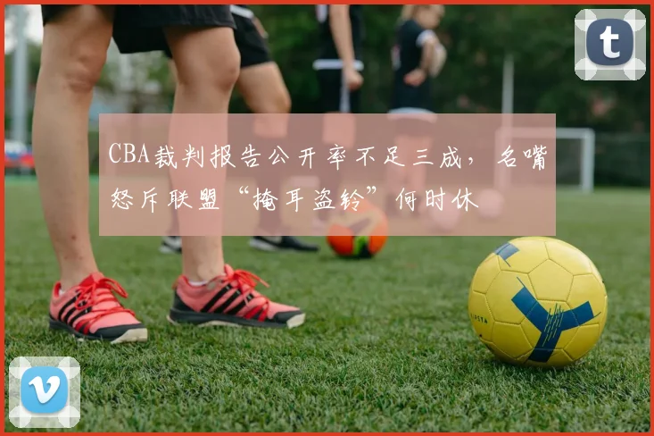 CBA裁判报告公开率不足三成，名嘴怒斥联盟“掩耳盗铃”何时休